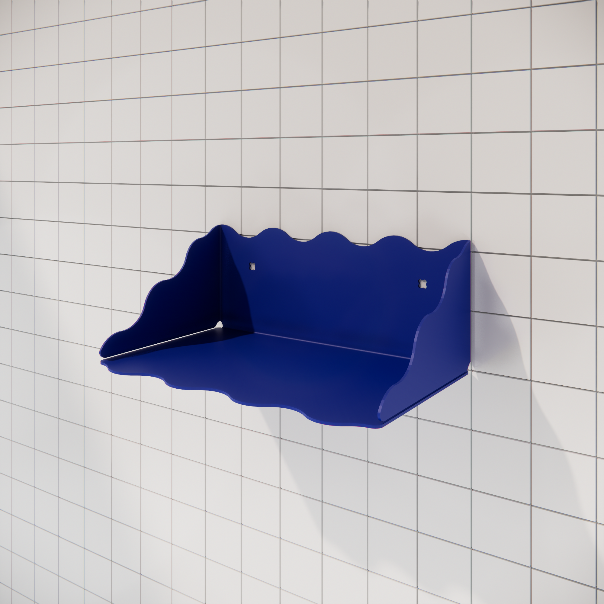 Półka ścienna 20 cm bez otworów odpływowych - obrazek 2